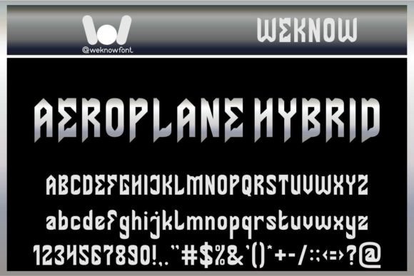 Aeroplane: The Techno-Sci-Fi Font for Modern Design