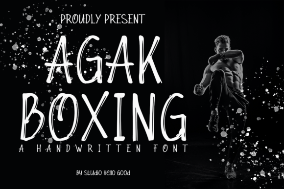 Agak Boxing: Bold Typography for Modern Creators