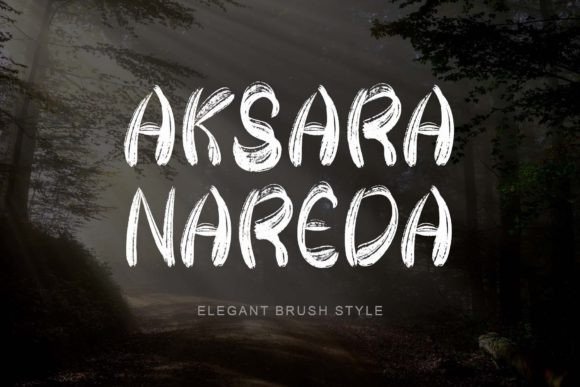 Aksara Narada: The Elegant Brush Font for Modern Branding