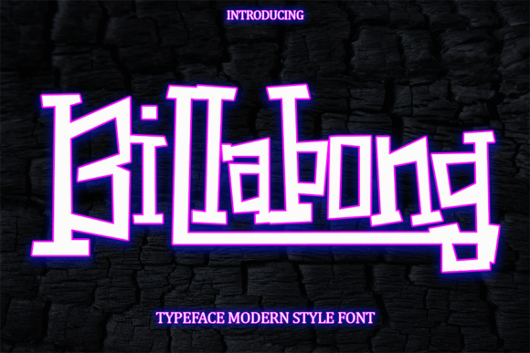 Billabong: The Graffiti-Styled Display Font Redefining Street Art Aesthetics in Modern Design