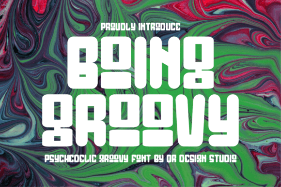 Boing Groovy: A Playful Retro Display Font