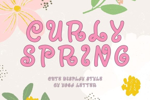 Curly Spring: A Playful Font for Creative Designs
