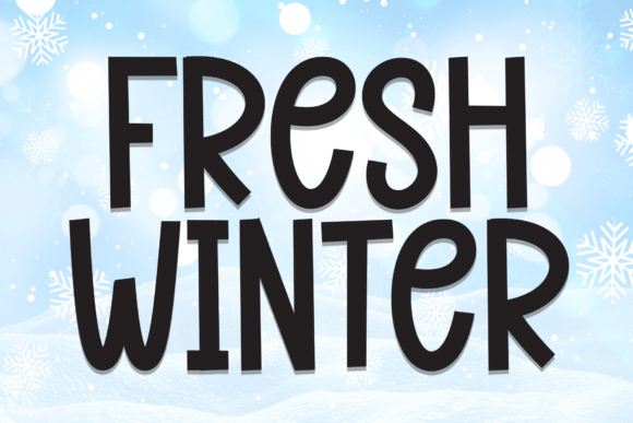 Fresh Winter: Evaluating a Playful Handwritten Font for Modern Design Projects