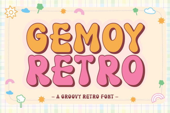 Gemoy Retro: A Groovy Font for Vintage Design