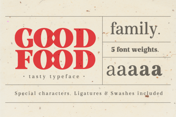 Good Food: A Tasty Font for Design