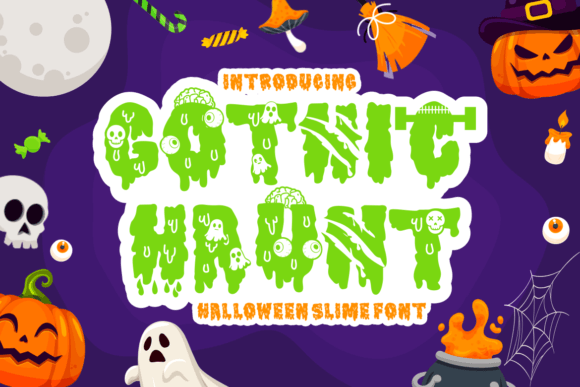 Gothic Haunt: A Practical Evaluation of the Halloween Slime Display Font