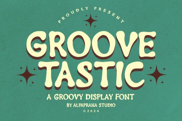 Groovetastic: A Modern Display Font for Bold Projects