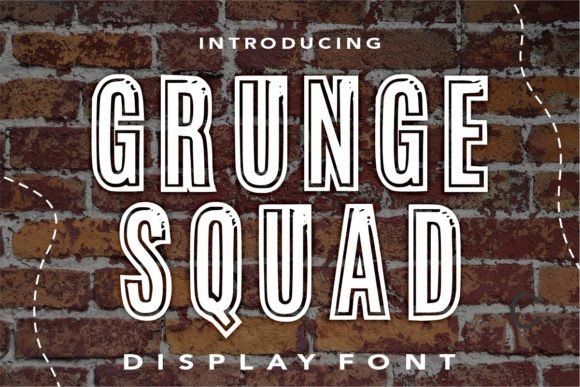 Grunge Squad: Integrating a Bold Display Font into Your Creative Workflow