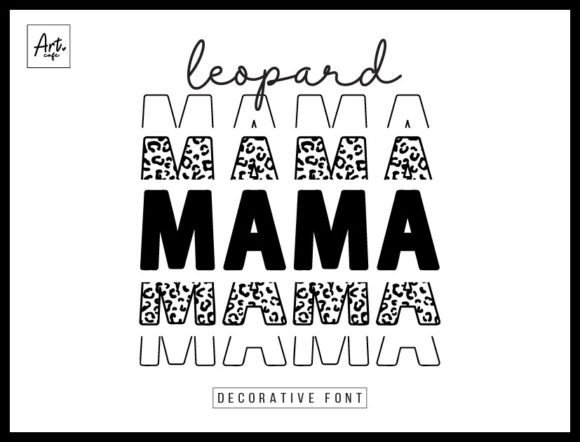 Leopard Mama: A Retro-Infused Display Font for Modern Design