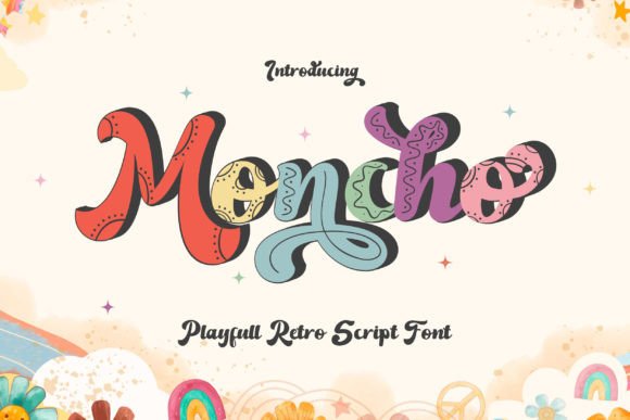 Moncho: Playful Script Meets Retro Charm