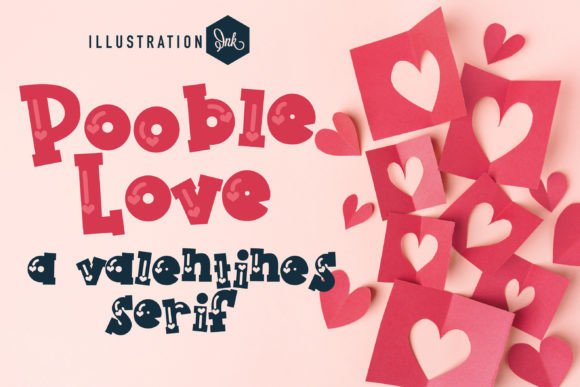 Pooble Love: Elevating Design with Hand-Crafted Serif Charm