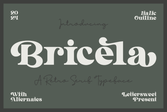 Reviving Retro Charm: Why Bricela Is the Vintage Font Your Designs Have Been Missing