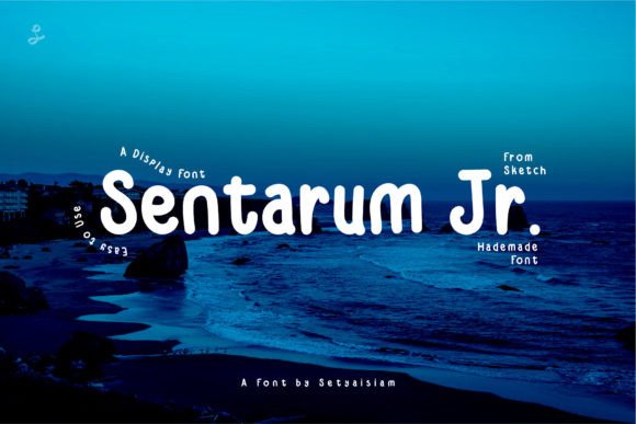Sentarum Jr: A Quirky Font for Playful Designs