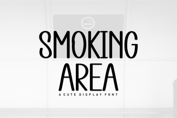 Smoking Area: The Handwritten Marker Font