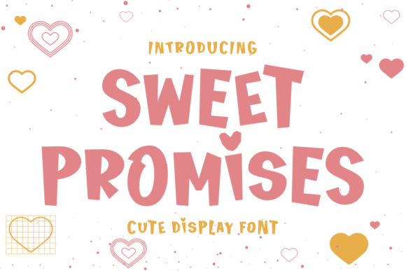 Sweet Promises: A Playful Display Font