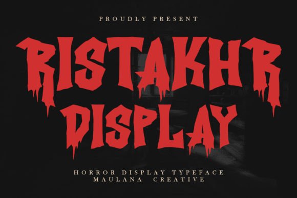 The Heavy Stroke Revolution: Why Ristakhr Is Redefining Horror Display Typography