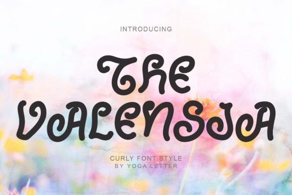 The Valensia: Whimsical Curls for Bold Design