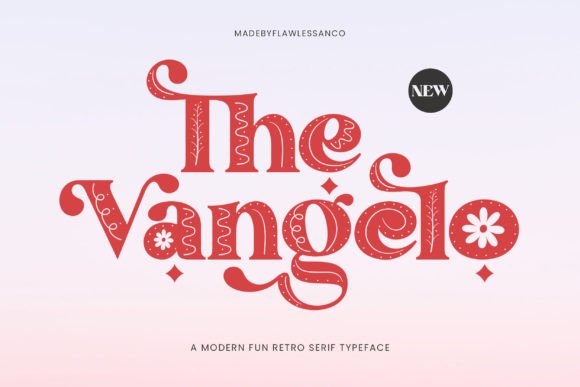 The Vangelo: Retro Serif Redefined