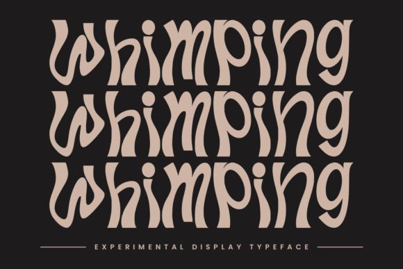 Whimping: Evaluating an Experimental Display Typeface for Modern Design