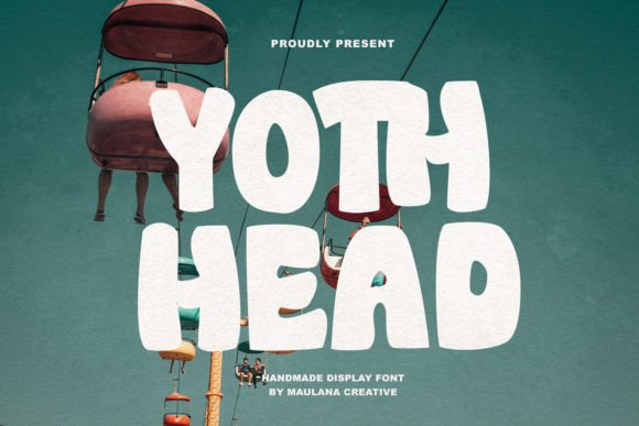 Yoth Head: Bold Handmade Display Font